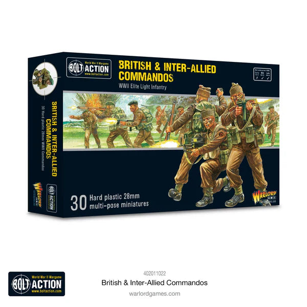 British & Inter-Allied Commandos Plastic Box Set