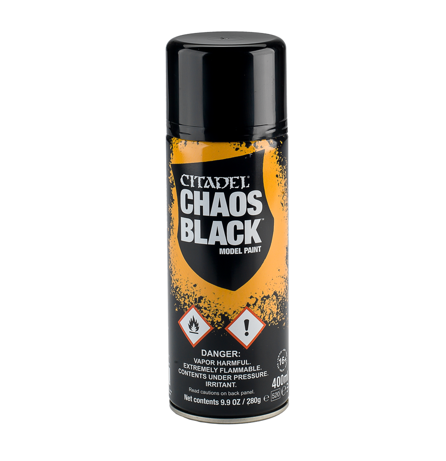 Chaos Black Spray Paint (Uk/Row) (6-Pk)