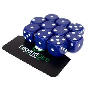 Spot Dice - 14Mm Opaque Dark Blue X10