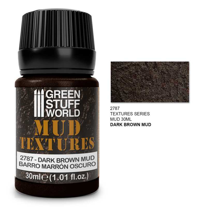 Dark Brown Mud Texture