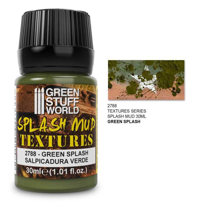 Green Splash Mud Texture